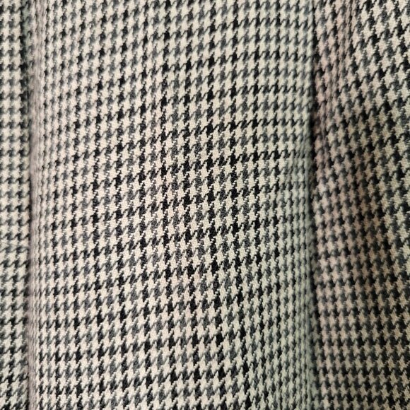 Vintage S Old Money Quiet Luxury Pleated Houndstooth Academia Preppy Nerdy Pants - Picture 5 of 6